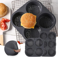 Hamburger Baking Mold Silicone mould Food Grade Bread Bun Baked Plate Non-Stick cake Pan Home Kitchen Bakeware BPA Free - Buy online at  Vibe In Cart.