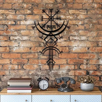 Unique Viking Rune Metal Wall Hanging Ideal For Home Decor Gift Bringing Mythological Inspiration To Your Personal Space - Buy online at  Vibe In Cart.