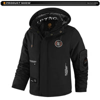 Winter Men Outdoor Windbreak Warm Travel Jacket Men Hooded Casual Fashion Sport Waterproof Climbing Trekking Jacket Male Coat - Buy online at  Vibe In Cart.