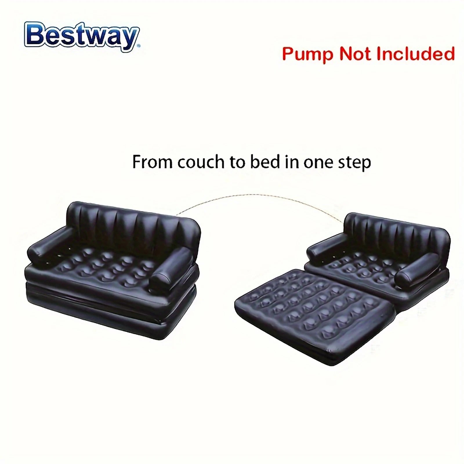 Bestway 75054 Inflatable Sofa, Outdoor Blow Up Sofa Bed Inflatable Sofa, Adult Inflatable Chair, Double Bed Size - Buy online at  Vibe In Cart.