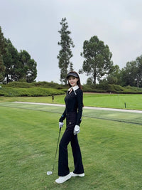 Women's High-Waisted Quick Dry Stretch Full Length Golf Pants