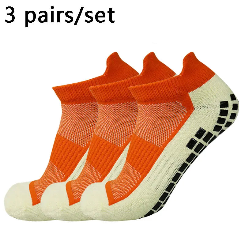 3 pairs New Men Women Football Socks Short Sports Silicone Non-Slip Grip Soccer Socks calcetines hombre  futbol - Buy online at  Vibe In Cart.