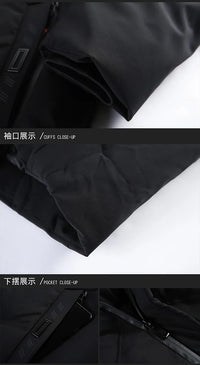 Top Grade Designer New Brand Men Parka Jacket Thick Casual Fashion Windbreaker Hooded Quilted Bubble Coats Long Mens Clothes - Buy online at  Vibe In Cart.