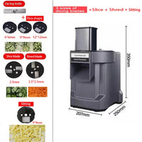 Commercial Vegetable Cutting Machine Automatic Vegetable Carrot Potato Chopper Slice Shred And Diced Quickly Cut Vegetables - Buy online at  Vibe In Cart.