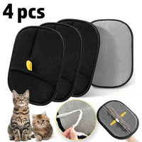 Pet Hair Cleaning Removal Gloves Pet Double-sided Grooming Glove Reusable Tool Sofa Carpets Cat Dog Hair Cleaning Tools 1~4pcs - Buy online at  Vibe In Cart.
