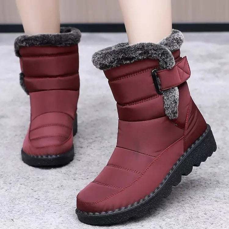 2025 New Winter Women's Short Snow Boots - Thick Anti-Slip Sole, Fleece Lined Warm & Fashionable Outdoor Winter Boots - Buy online at  Vibe In Cart.