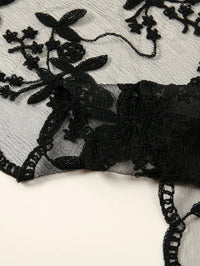 Adult Women's Triangular Lace Polyester Hair Scarf Accessory