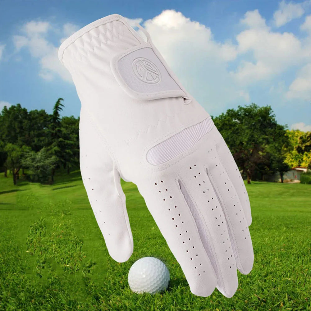 1 Pc Golf Gloves Left Right Hand Men's Soft Ultra-fiber Cloth Breathable Wear-resistant Golf Gloves Sports Gloves - Buy online at  Vibe In Cart.