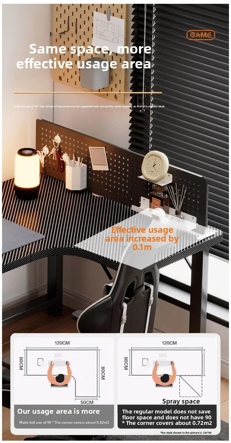 Computer desk Home corner table Study table Office writing desk E-sports - Buy online at  Vibe In Cart.