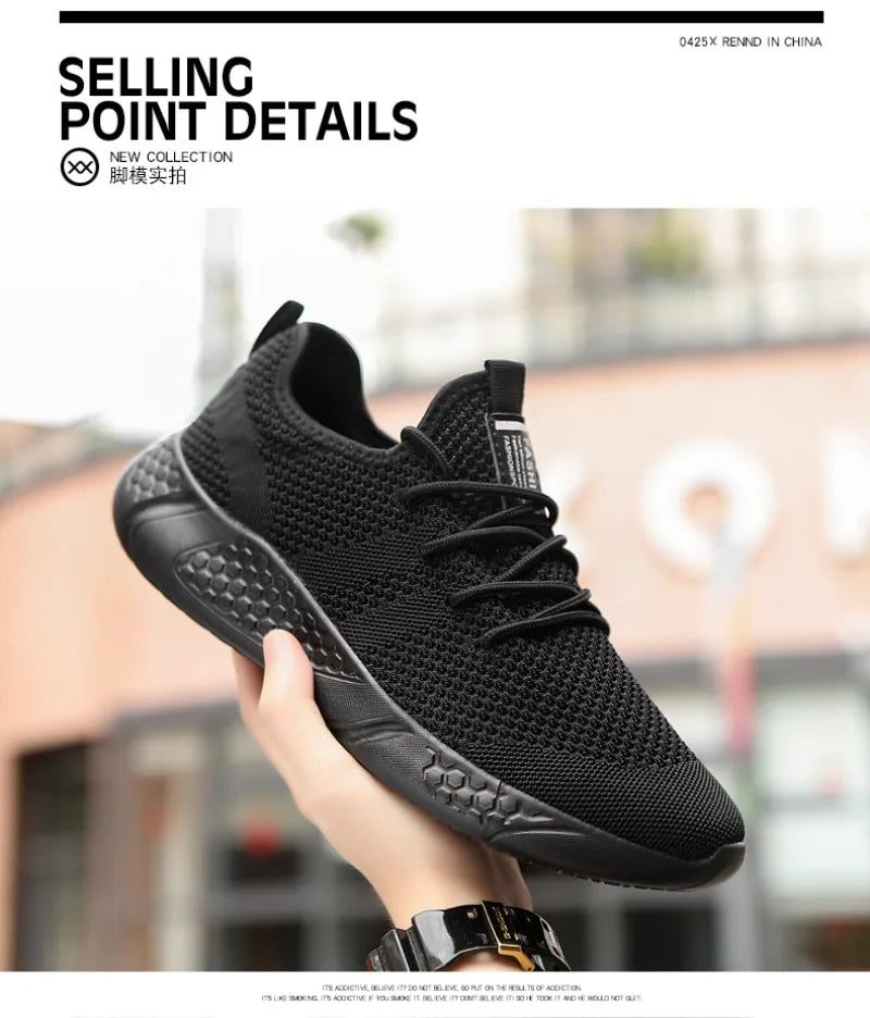 Men's Casual Sneakers Breathable Comfortable Walking Shoe Lace-up and Anti-slip Athletic Jogging Tennis Shoe Large Size 39-50 - Buy online at  Vibe In Cart.