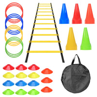 1 Set Of Soccer Speed Quickness Agility Training Set Agility Ladder, (19.6 ft Long With 12 Rungs) - Buy online at  Vibe In Cart.