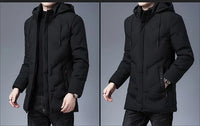 Top Grade Designer New Brand Men Parka Jacket Thick Casual Fashion Windbreaker Hooded Quilted Bubble Coats Long Mens Clothes - Buy online at  Vibe In Cart.