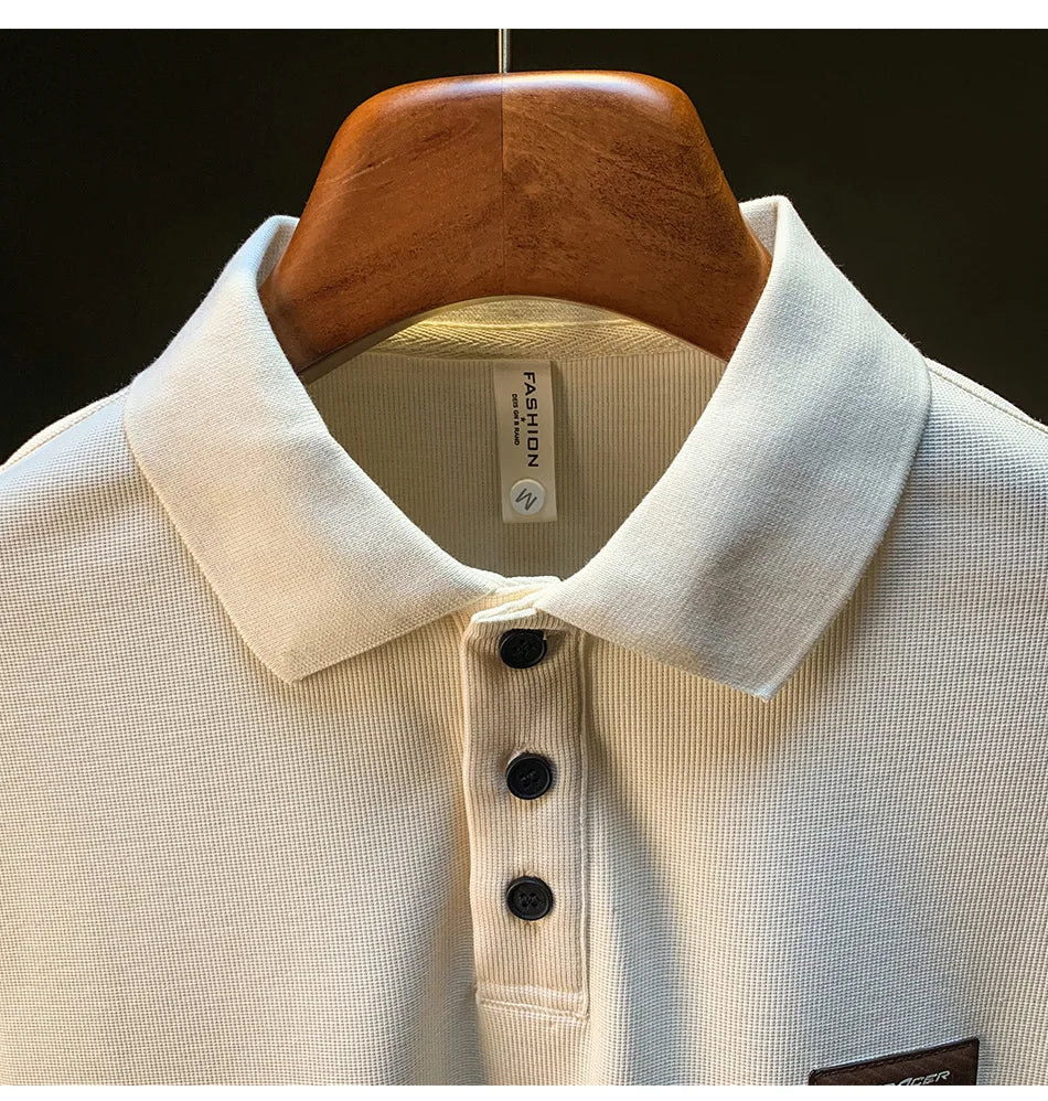 Summer Short sleeved Polo Shirt for Men 2025 New Large Simple T-shirt Top Versatile Casual Men's Clothing - Buy online at  Vibe In Cart.