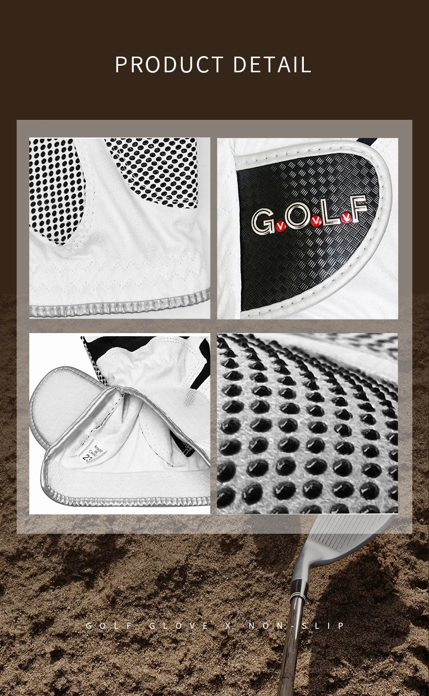 1pc golf gloves for men women left right hand GvOvLvF Brand new Fabric lycra sports gloves pair golfer gift blue white - Buy online at  Vibe In Cart.