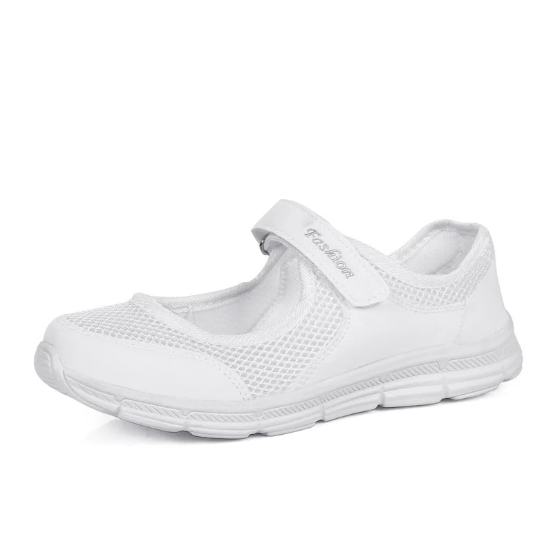 Women Shoes Breathable Vulcanized Shoes White ZapaWomen Sneakers Fashion Breathable Mesh Casual Walking Shoes Women Work Shoes - Buy online at  Vibe In Cart.