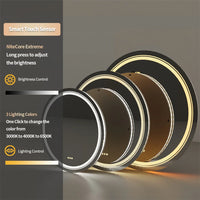 LUVODI Round Illuminate Bathroom Mirror Circle Washroom Toliet Wash Basin Fogless Vanity Mirror Waterproof - Buy online at  Vibe In Cart.