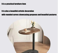 Modern Light Luxury Compact Coffee Table – C-shaped Portable Side Table for Living Room Sofa - Buy online at  Vibe In Cart.