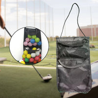 Mesh Storage Pouch for Golf and Tennis Balls with Hook