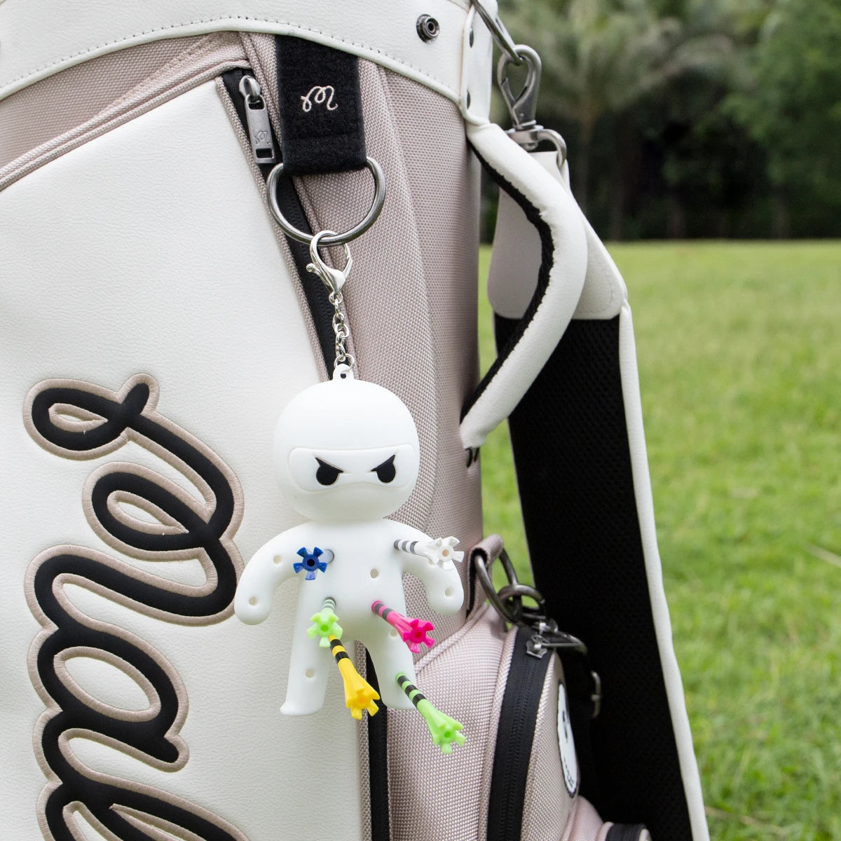 Cute Ninja Portable Golf Ball Tees Holder Keychain - Hote Sale Golf Accessory for Club Bag - Buy online at  Vibe In Cart.