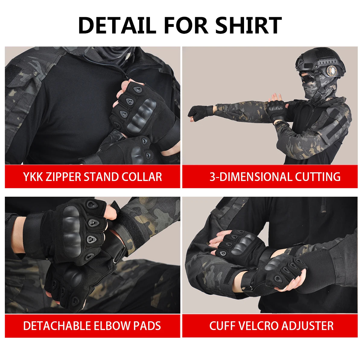 Tactical G3 Uniform Sets NEW Mens Camo Suits Outdoor Hunting Shirt Pants Tops Elastic Duty Cargo Trousers Windproof - Buy online at  Vibe In Cart.