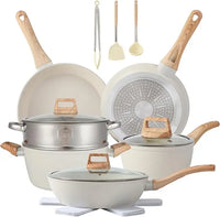 16PCS  Pots and Pans Set Non Stick Cookware Set Nonstick with Cooking SetAnd 21-piece sets are available for selection - Buy online at  Vibe In Cart.