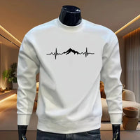 Autumn and winter new men's hoodie casual hoodie men's O-neck pullover street style solid color top fashionable men's hoodie - Buy online at  Vibe In Cart.