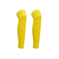 Polyester Shin Guard Socks for Football, Knee-High, Free Size
