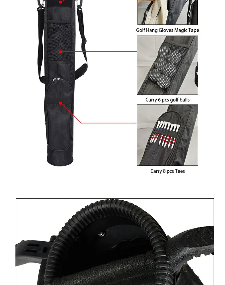 Lightweight Golf Club Bag With Bracket Golf Gun Rack Bags, Waterproof Golf Stand Carry Bag - Buy online at  Vibe In Cart.