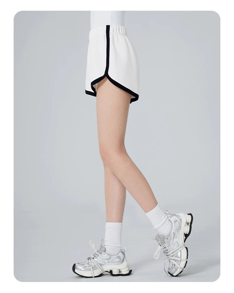 Women Tennis Yoga Workout Wide Leg Short Pants Mid-waist Causal Loose Straight Shorts Teen Girl Breathable Jogging Gym Clothing - Buy online at  Vibe In Cart.