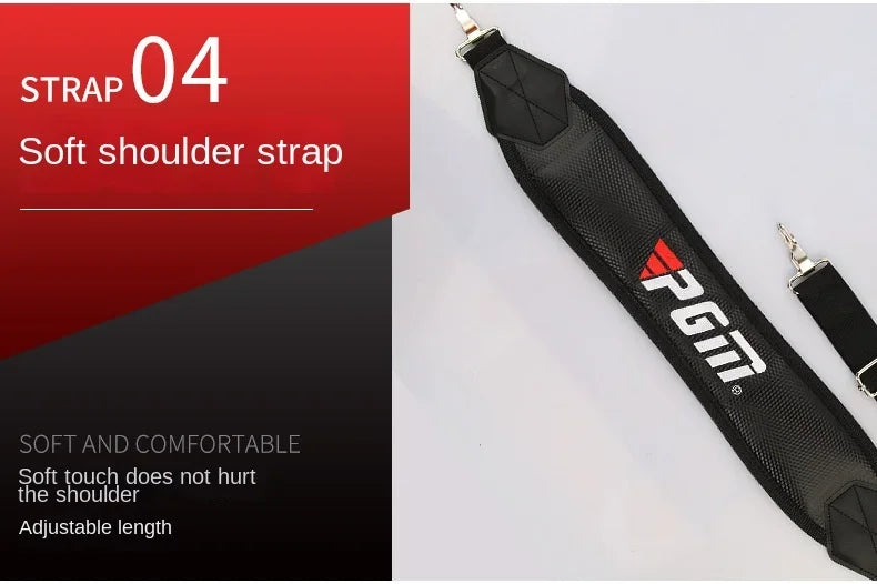 Unisex PU Golf Bag for 9 Clubs with Multiple Colors