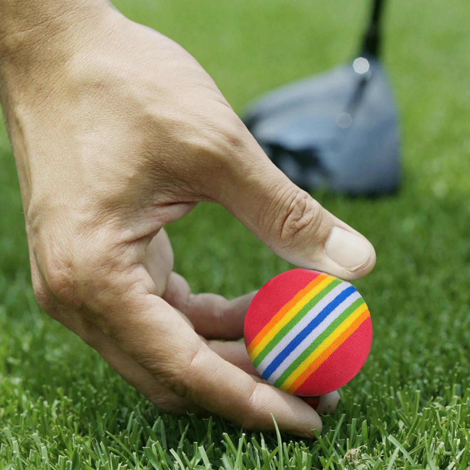 26Pcs Bright Colorful Golf Balls Easy to See Find Ideal for Beginners Swing Practice Indoor Outdoor Use Golf Balls - Buy online at  Vibe In Cart.