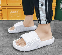 Soft Home Slippers Couple Summer Indoor Skid Proof Bathroom Slippers Sandals Hotel Solid Color Men Women Flip Flops Flat Shoes - Buy online at  Vibe In Cart.