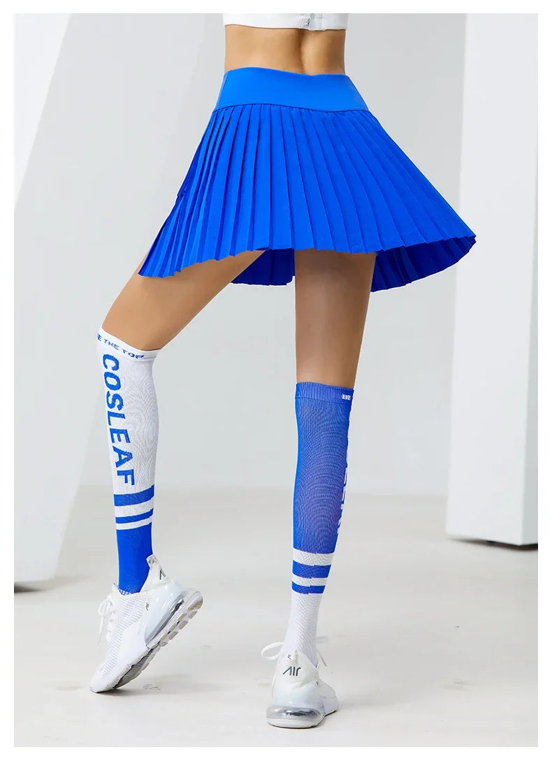 Women Sports Mini Pleated Skirt Golf Tennis Skirts With Pocket Double Layer Gym Fitness Running Yoga Athletic Workout Skort - Buy online at  Vibe In Cart.