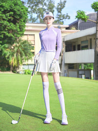 TTYGJ New Golf Skirt Women Spring Autumn Fashion A-lined Skirt Ladies Outdoor Sports Skorts Casual Golf Wear with Inner Shorts