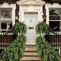 Realistic Boston Ferns 57cm/67cm Artificial Boston Fern Plants 38 Leaves UV Resistant Fake Ferns Greenery for Door Porch Decors - Buy online at  Vibe In Cart.