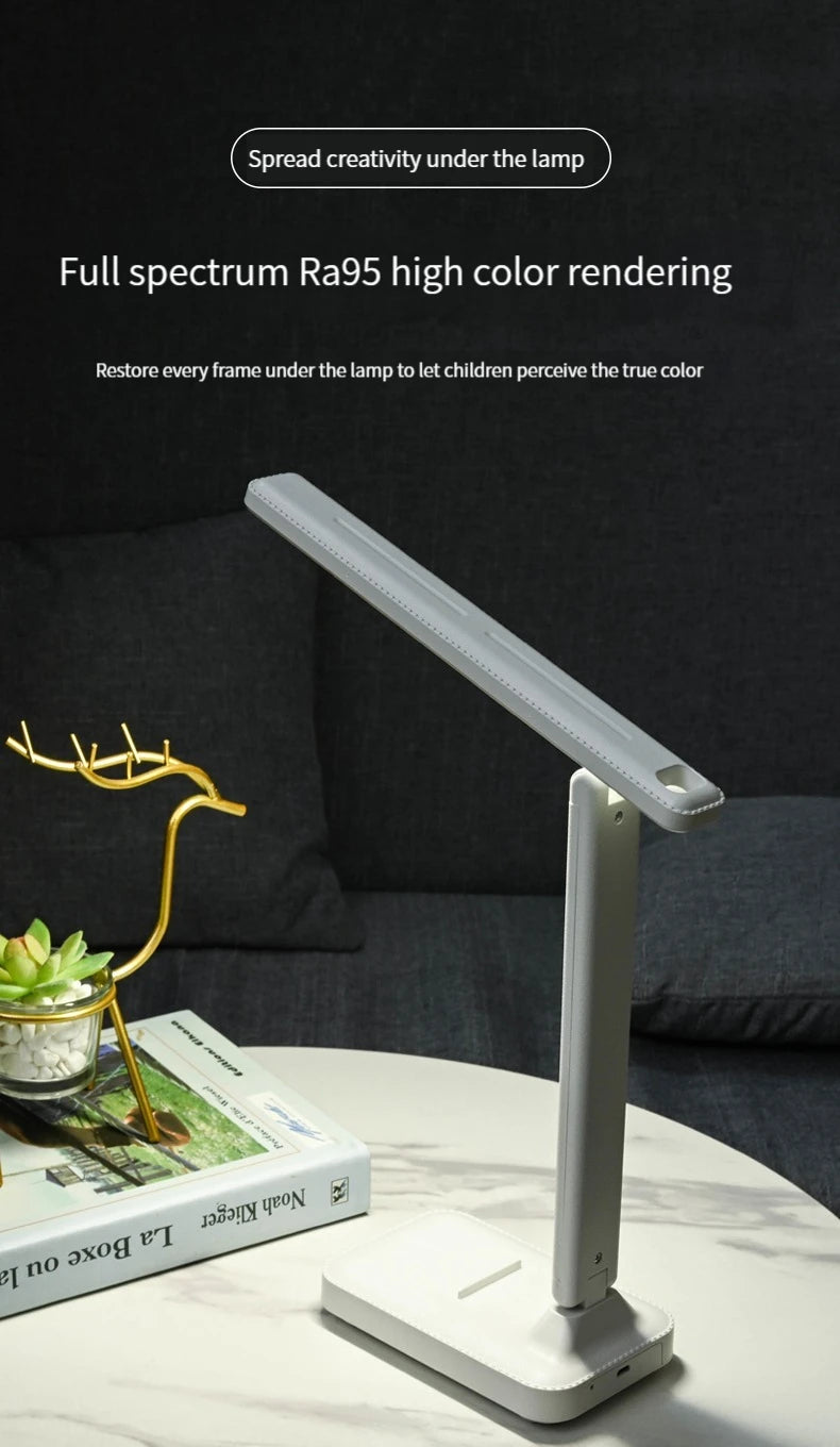 Foldable Table Lamp Led Desk Lamp 3 Type Stepless Dimmable Touch Bedside Reading Eye Protection Night Light USB Chargeable - Buy online at  Vibe In Cart.