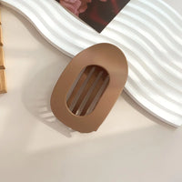 Plastic Hair Claw Clip for Women with Curved Design