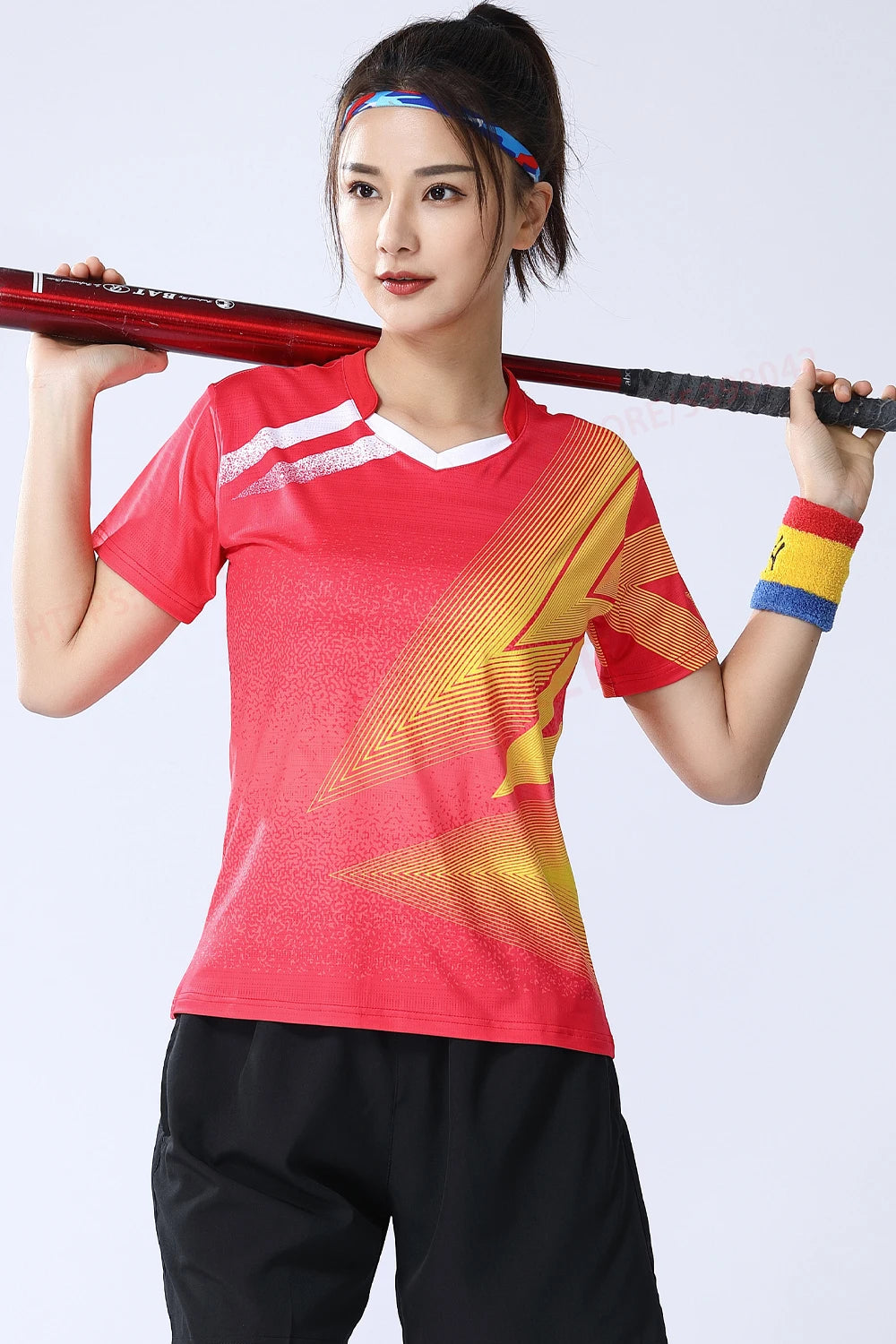 Women Table Tennis T-shirts Gradient Prints Badminton Sports Shirt Quick Dry Team Sportswear Tee Polyester Training Short Sleeve - Buy online at  Vibe In Cart.