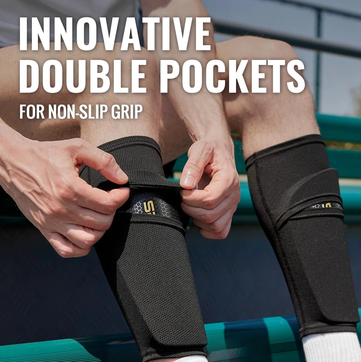 Sanke 1 Pair Soccer Football Shin Guard Teens Socks Pads Professional Shields Legging Shinguards Sleeves Protective Gear - Buy online at  Vibe In Cart.