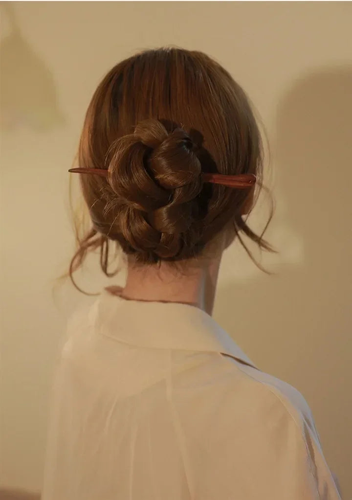 Vintage Wood Hair Sticks Pins Hairwear Hairpins Head Pins DIY Handmade Wooden Head Jewelry Hair Accessories Ornaments for Women - Buy online at  Vibe In Cart.