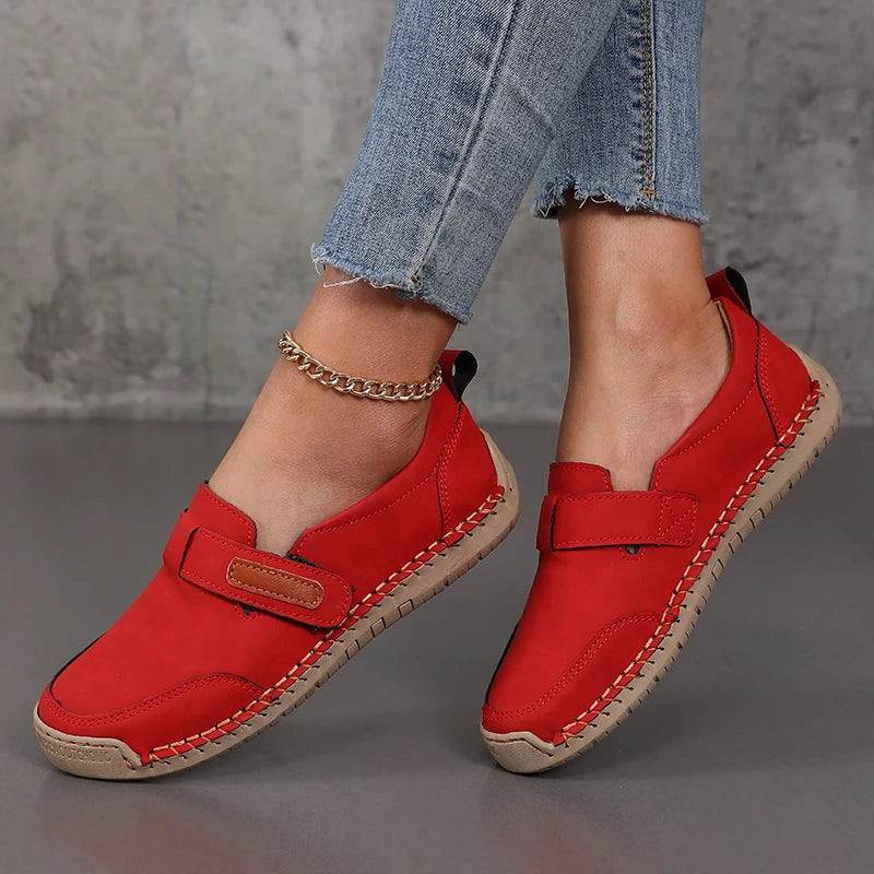 Handmade Leather Women Shoes Casual Comfortable Slip on Loafers Women Leather Shoes Moccasins Walking Shoes Summer Direct Sales - Buy online at  Vibe In Cart.