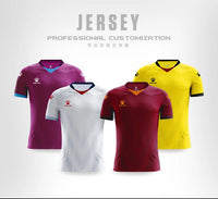 Men's Short Sleeve Polyester Soccer Jersey Tracksuit Set