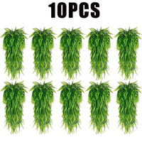 Artificial Fern Grass Persian Leaves Hanging Vines Simulation Greenery Home Decor Lifelike Indoor Plants Wall Room Decoration - Buy online at  Vibe In Cart.