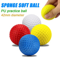 10pcs PU Foam Solid Sponge Soft Indoor Golf Practice Ball 4.2cm Children's Stress Relief Kneading Toy Golf Contact Accessories - Buy online at  Vibe In Cart.