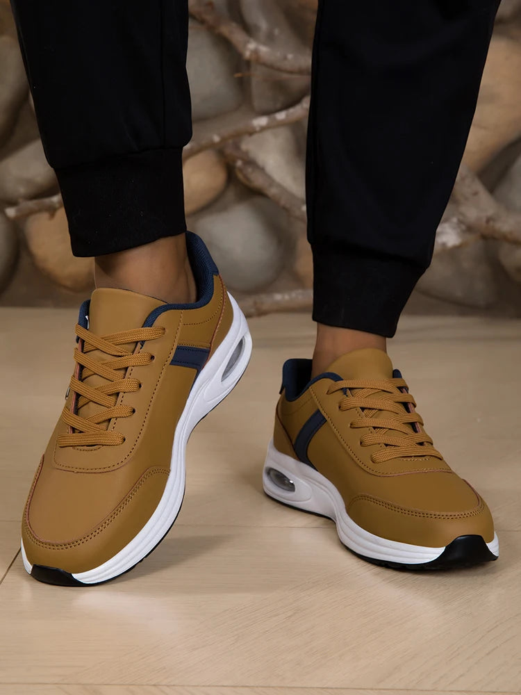 Men's Waterproof Non-Slip Casual Sports Shoes Lace-Up
