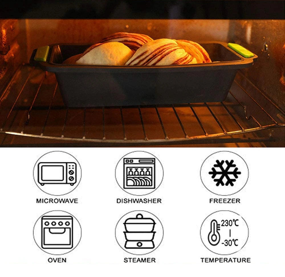 3 Pack Silicone Cake Molds Muffin Toast Donut Pan Round Cake Pan 9in Non-Stick Kitchen Bakeware Baking Tools - Buy online at  Vibe In Cart.