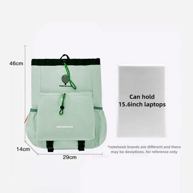 Portable Tennis badminton Racket Bag Versatile for outdoor use Lightweight Drawstring Back pack for Men and Women Hiking Bag - Buy online at  Vibe In Cart.