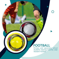 PU Leather Machine-stitched Football Ball Competition Soccer Balls Pressure Proof Size 5 Portable Sports Accessories Red White - Buy online at  Vibe In Cart.