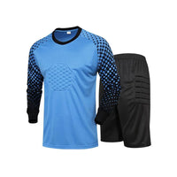 kids Soccer Goalkeeper Jersey Set Child Boy Football Goalkeeper Clothing Long Sleeve Sponge Protector Football Uniforms - Buy online at  Vibe In Cart.