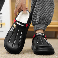 Winter Men Slippers Warm Furry Garden Shoes Soft Indoor Home Cotton Shoe EVA Plush Slides Casual Outdoor Comfortable Fur Clogs - Buy online at  Vibe In Cart.